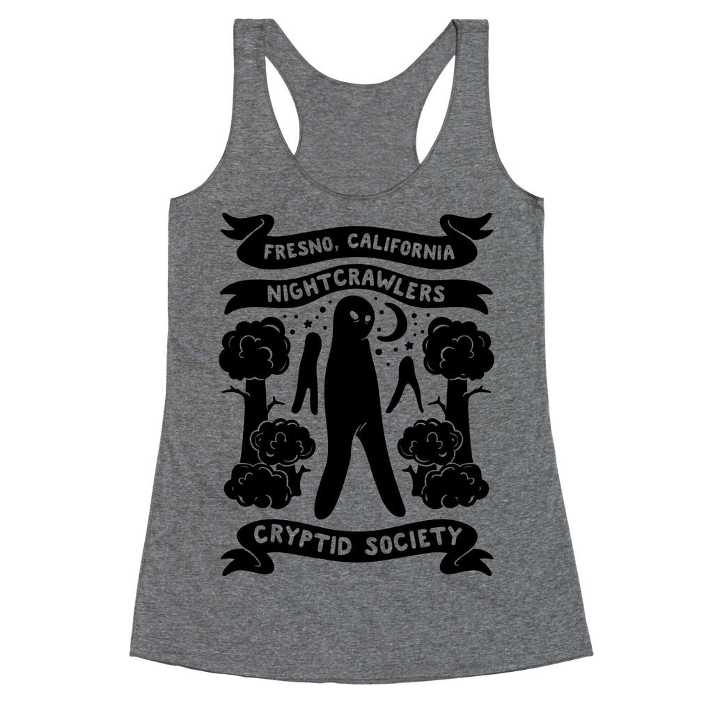 Fresno Nightcrawlers Cryptid Society  Racerback Tank