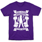 Fresno Nightcrawlers Cryptid Society White Print T-Shirt