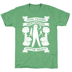 Fresno Nightcrawlers Cryptid Society White Print Unisex Triblend Tee