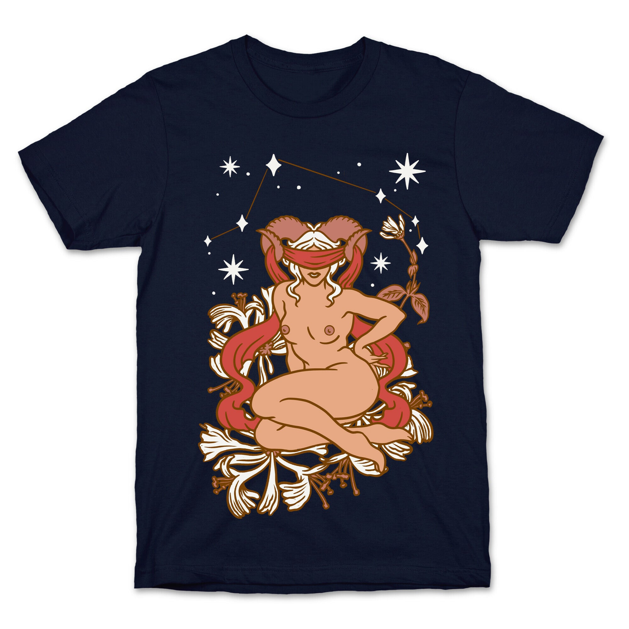 Zodiac Pinup Aries T-Shirt