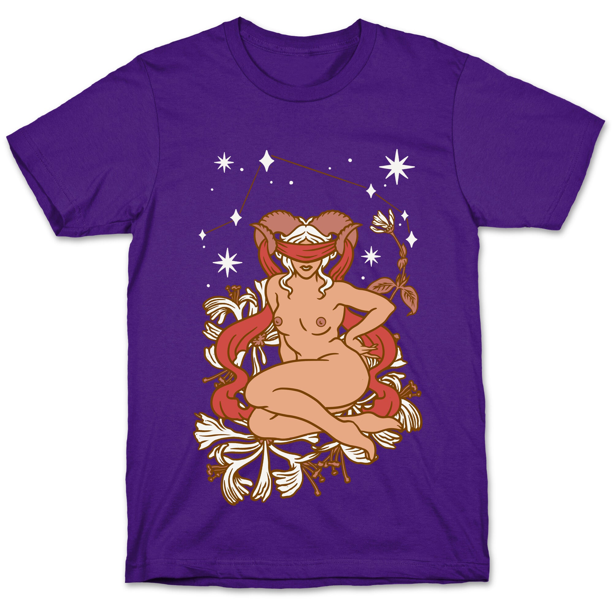 Zodiac Pinup Aries T-Shirt
