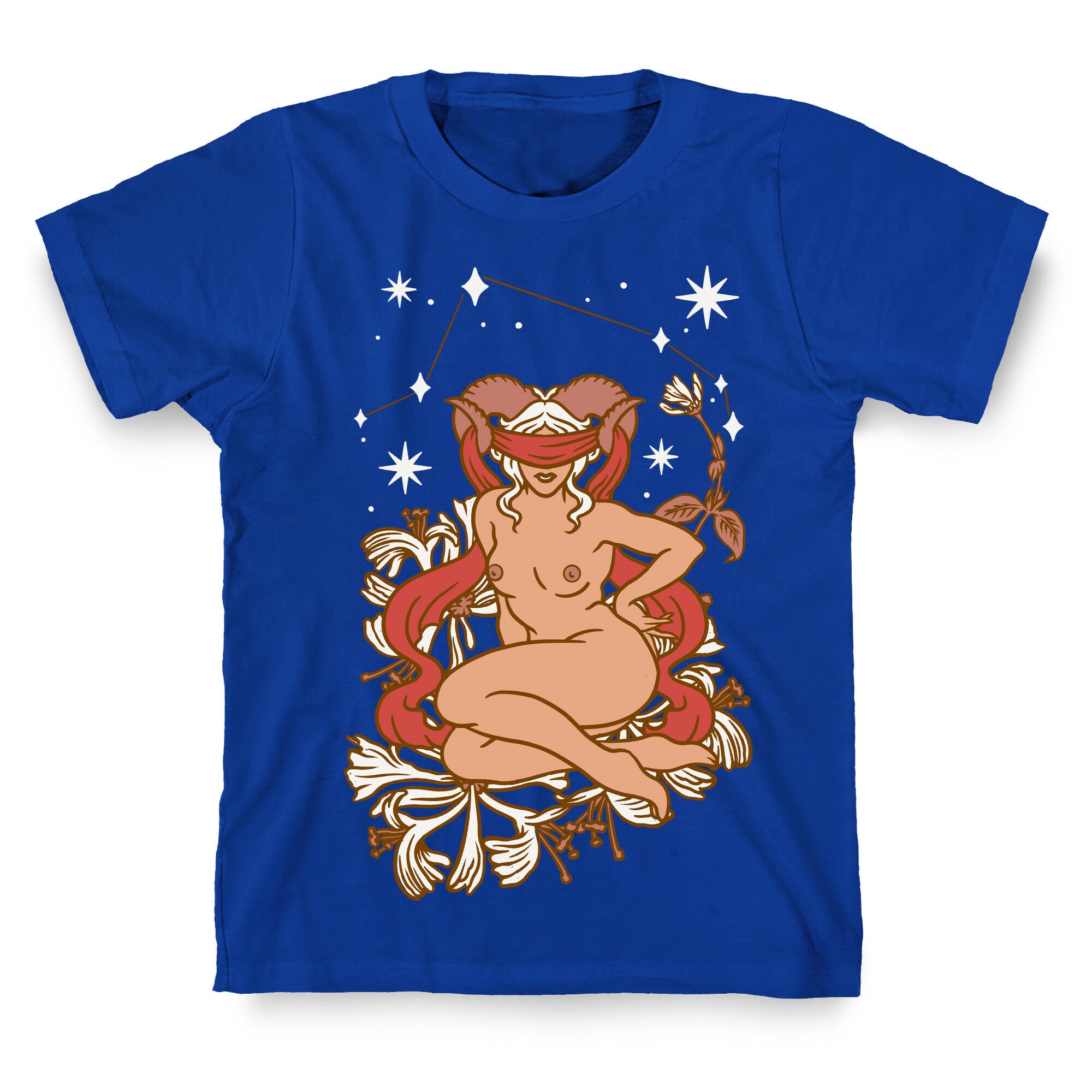 Zodiac Pinup Aries T-Shirt