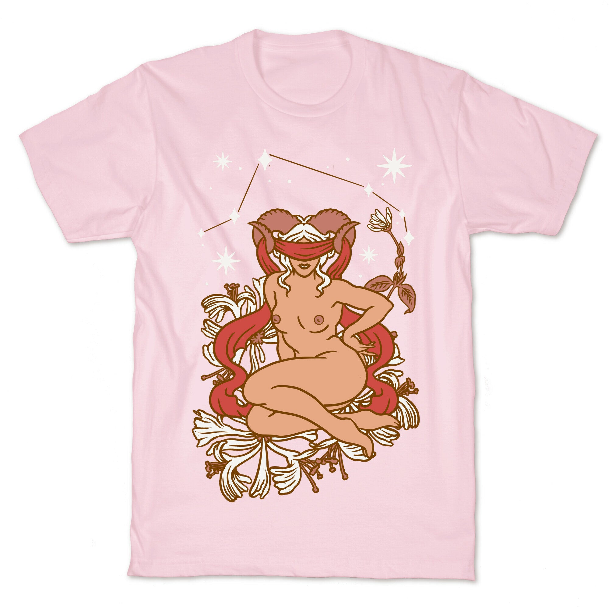 Zodiac Pinup Aries T-Shirt