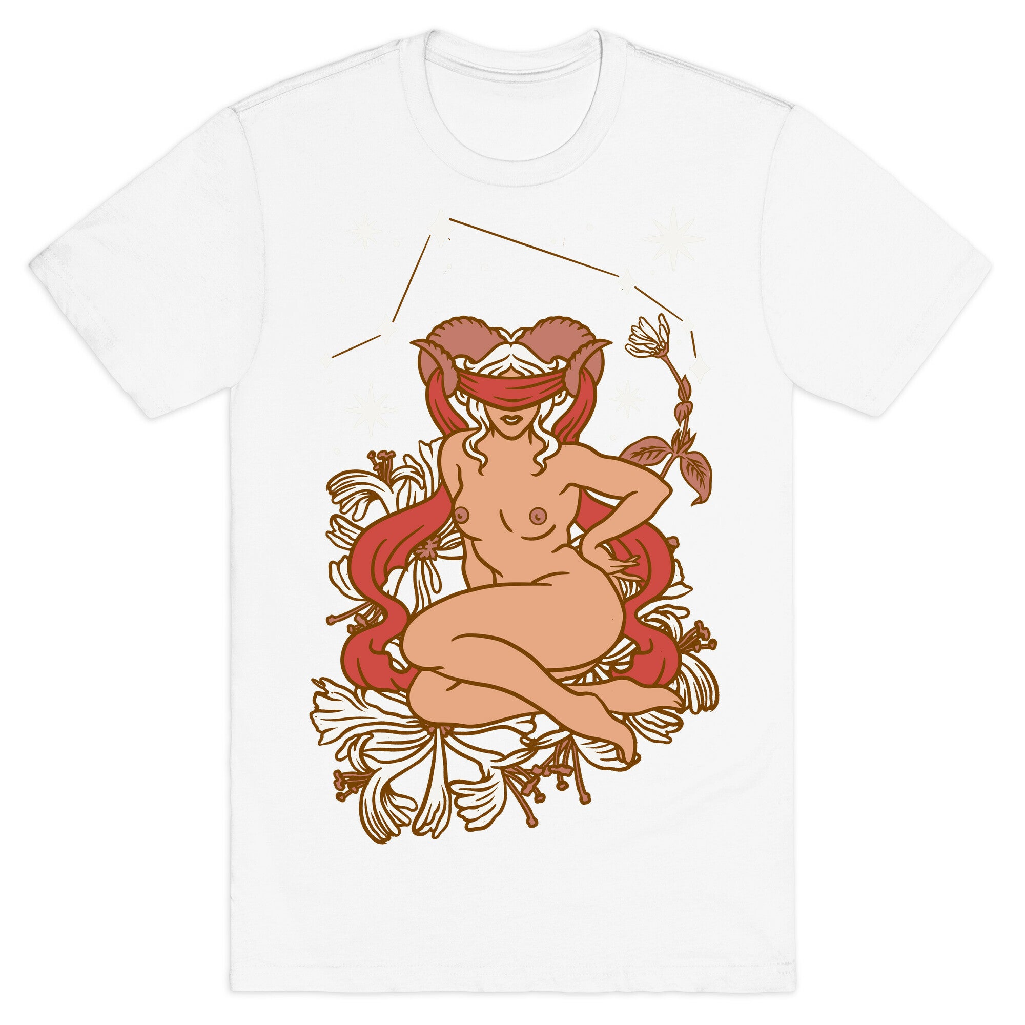 Zodiac Pinup Aries T-Shirt