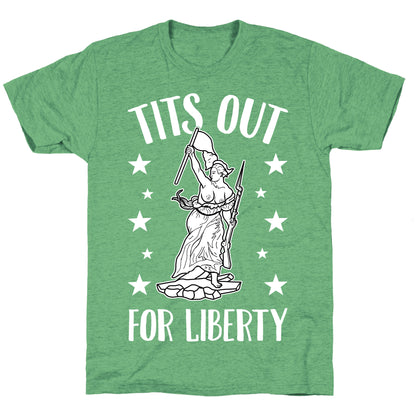 Tits Out For Liberty Unisex Triblend Tee