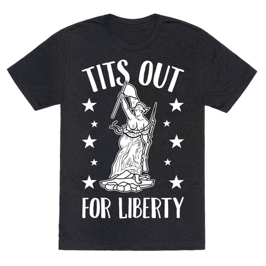 Tits Out For Liberty Unisex Triblend Tee