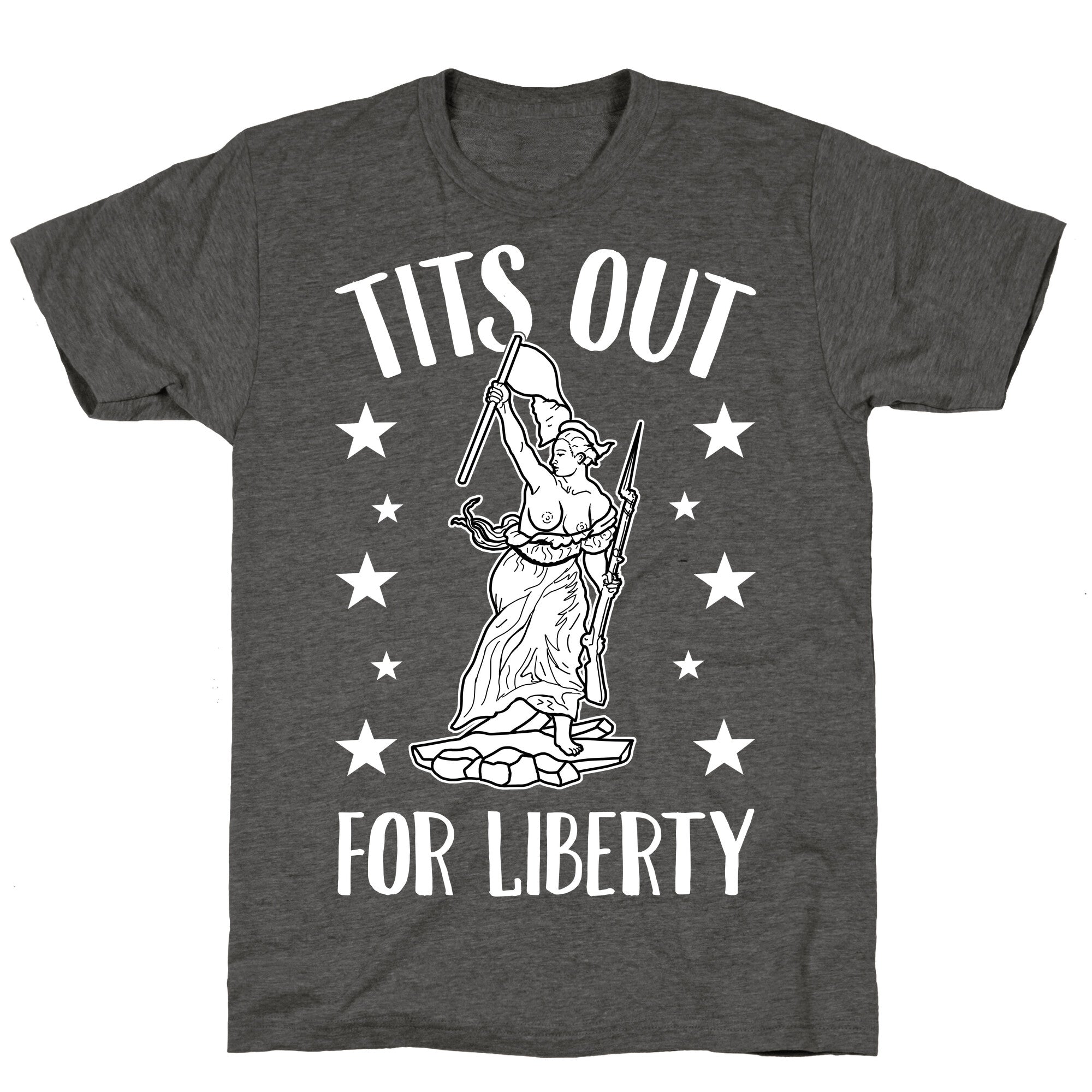 Tits Out For Liberty Unisex Triblend Tee
