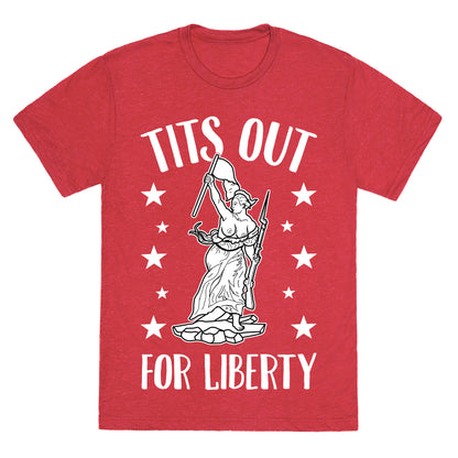Tits Out For Liberty Unisex Triblend Tee