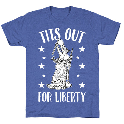Tits Out For Liberty Unisex Triblend Tee