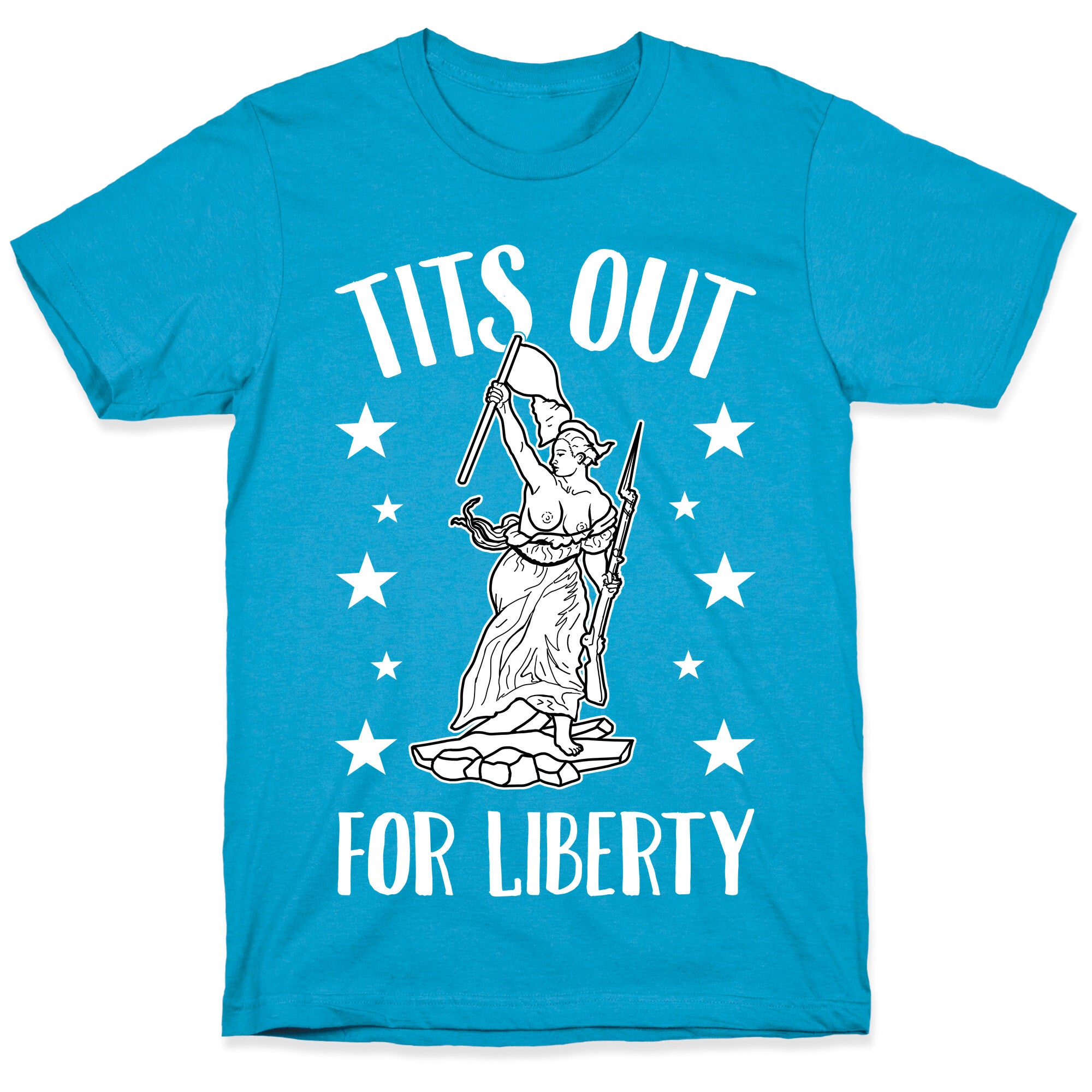 Tits Out For Liberty Unisex Triblend Tee