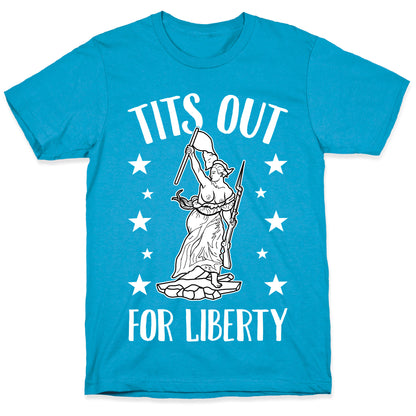 Tits Out For Liberty Unisex Triblend Tee