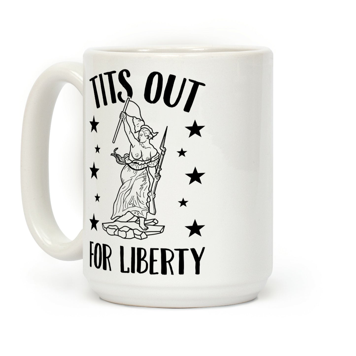 Tits Out For Liberty Coffee Mug