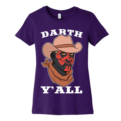 Darth Y'all Women's Cotton Tee