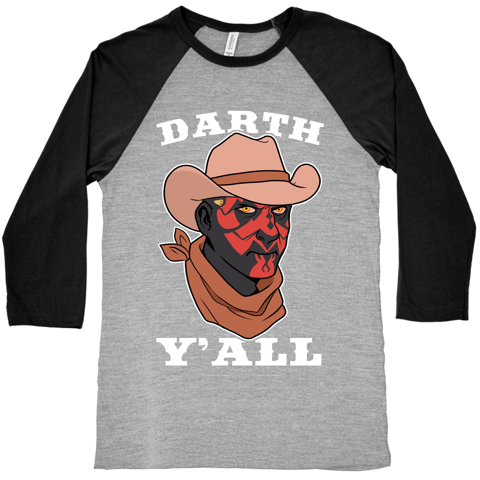 Darth Y'all Baseball Tee