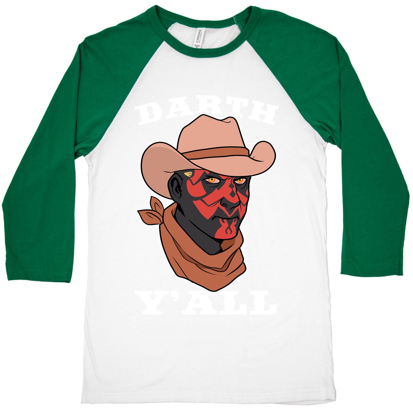 Darth Y'all Baseball Tee