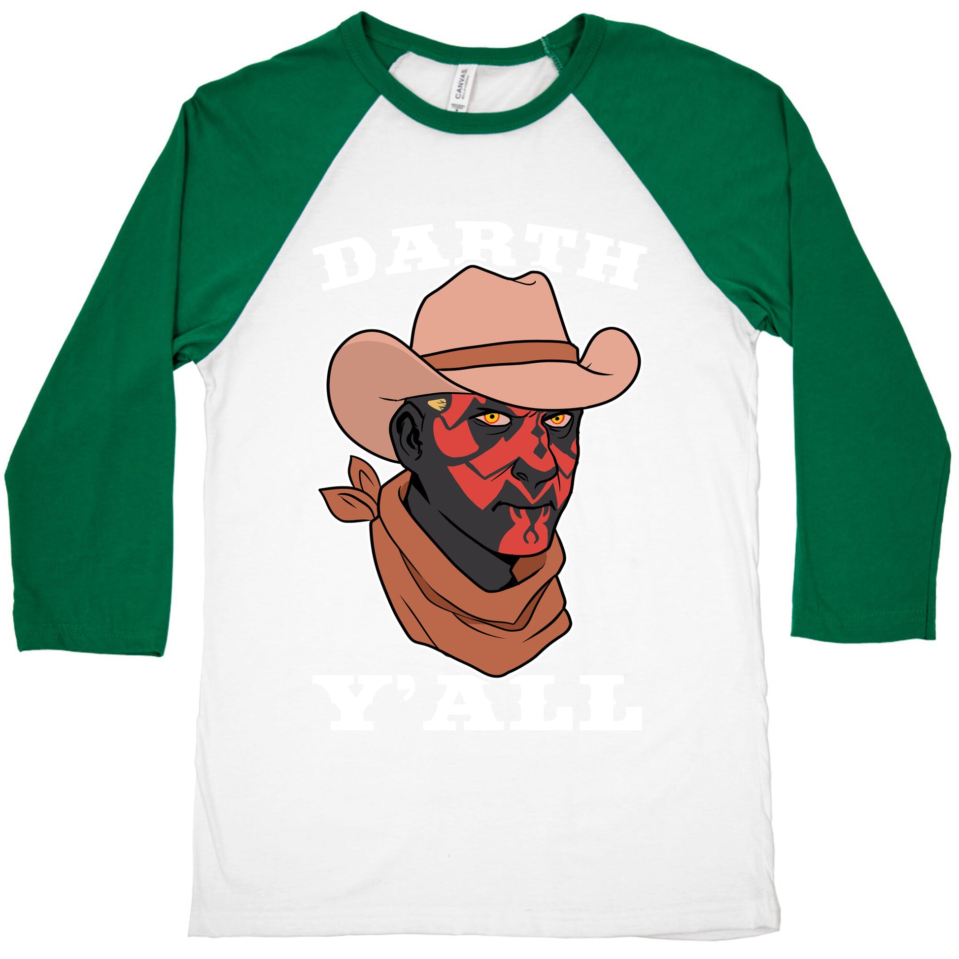 Darth Y'all Baseball Tee