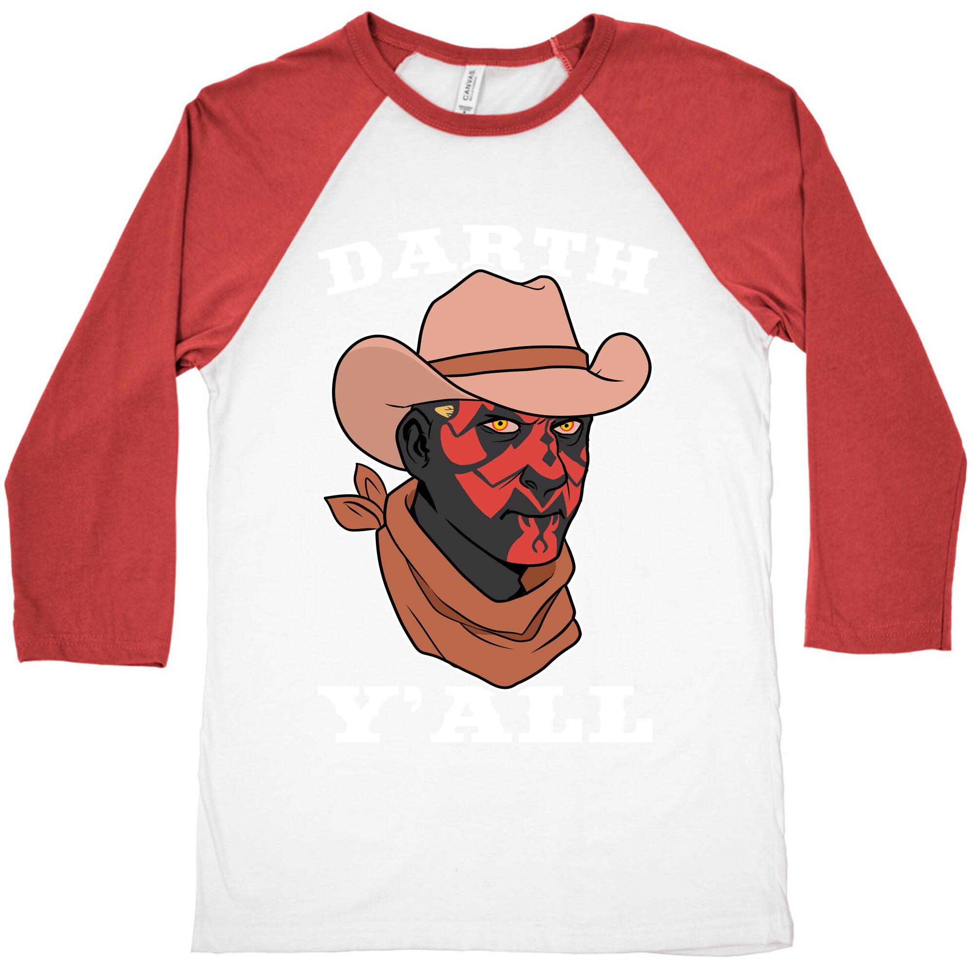 Darth Y'all Baseball Tee