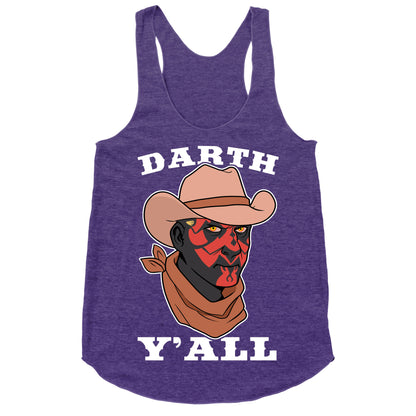 Darth Y'all Racerback Tank