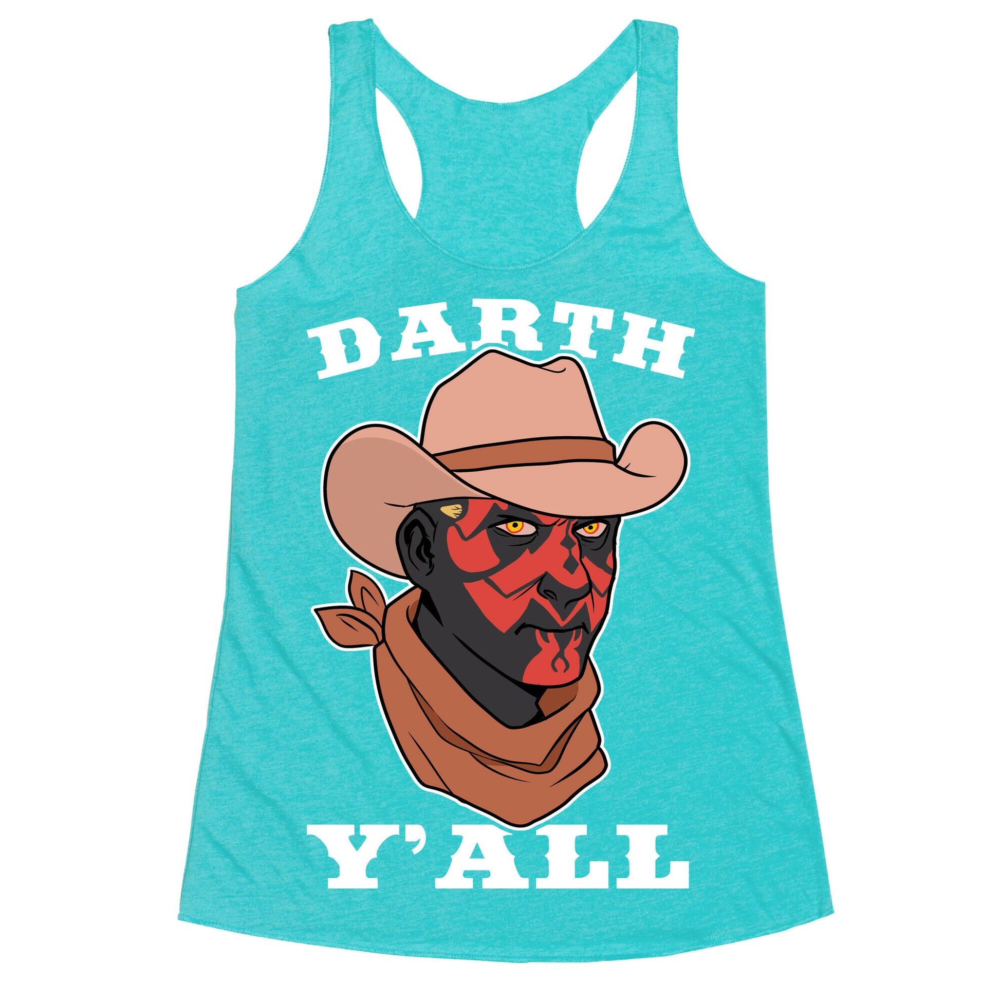 Darth Y'all Racerback Tank