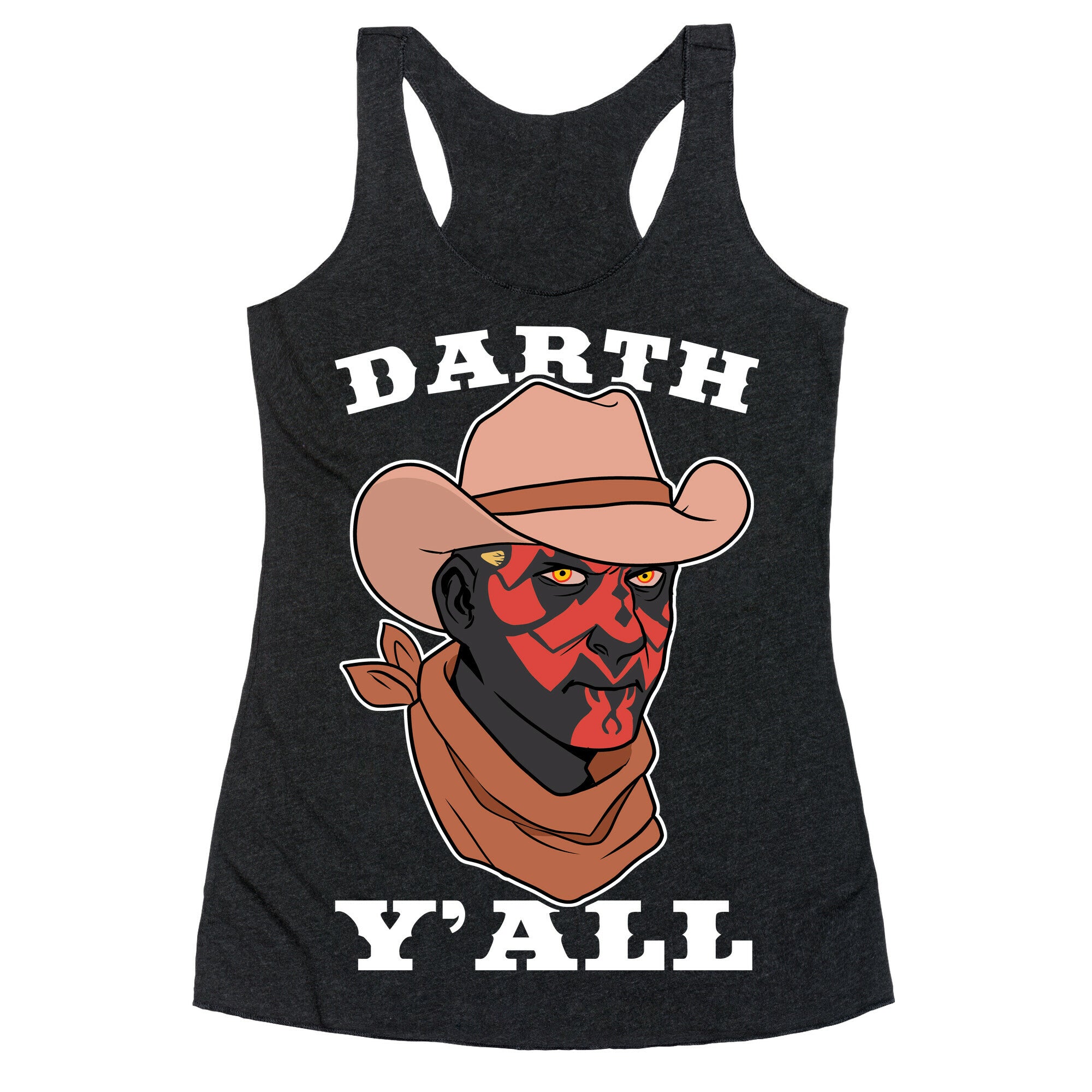 Darth Y'all Racerback Tank