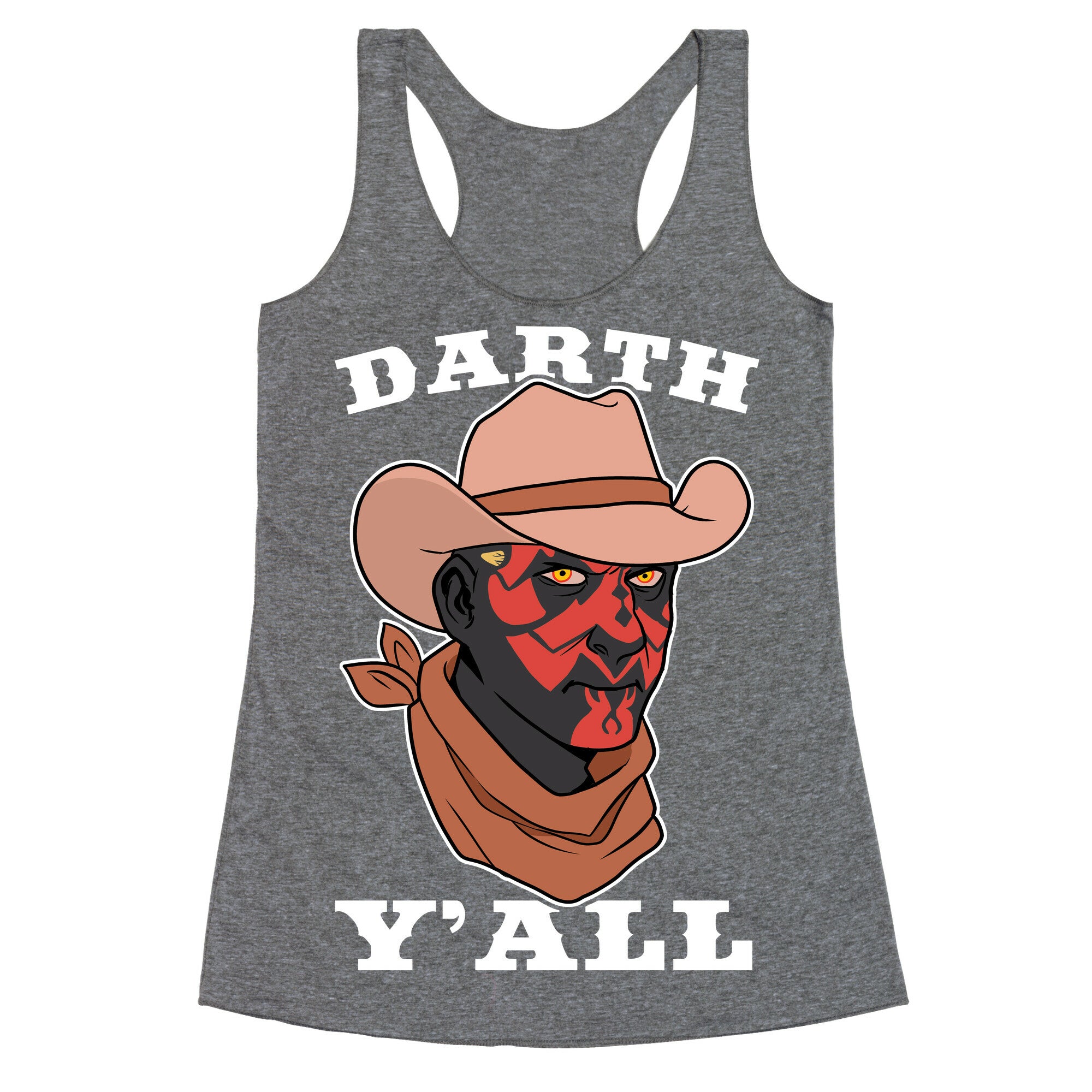 Darth Y'all Racerback Tank