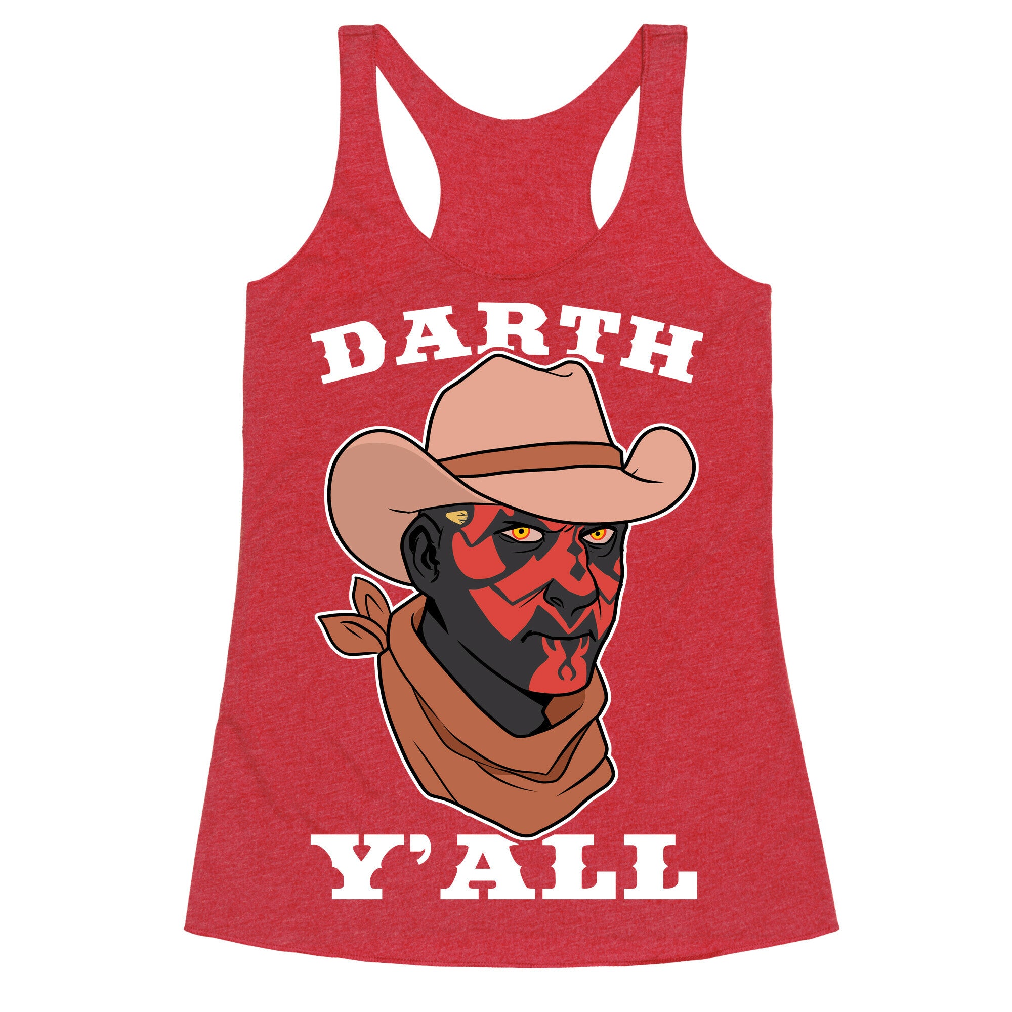 Darth Y'all Racerback Tank