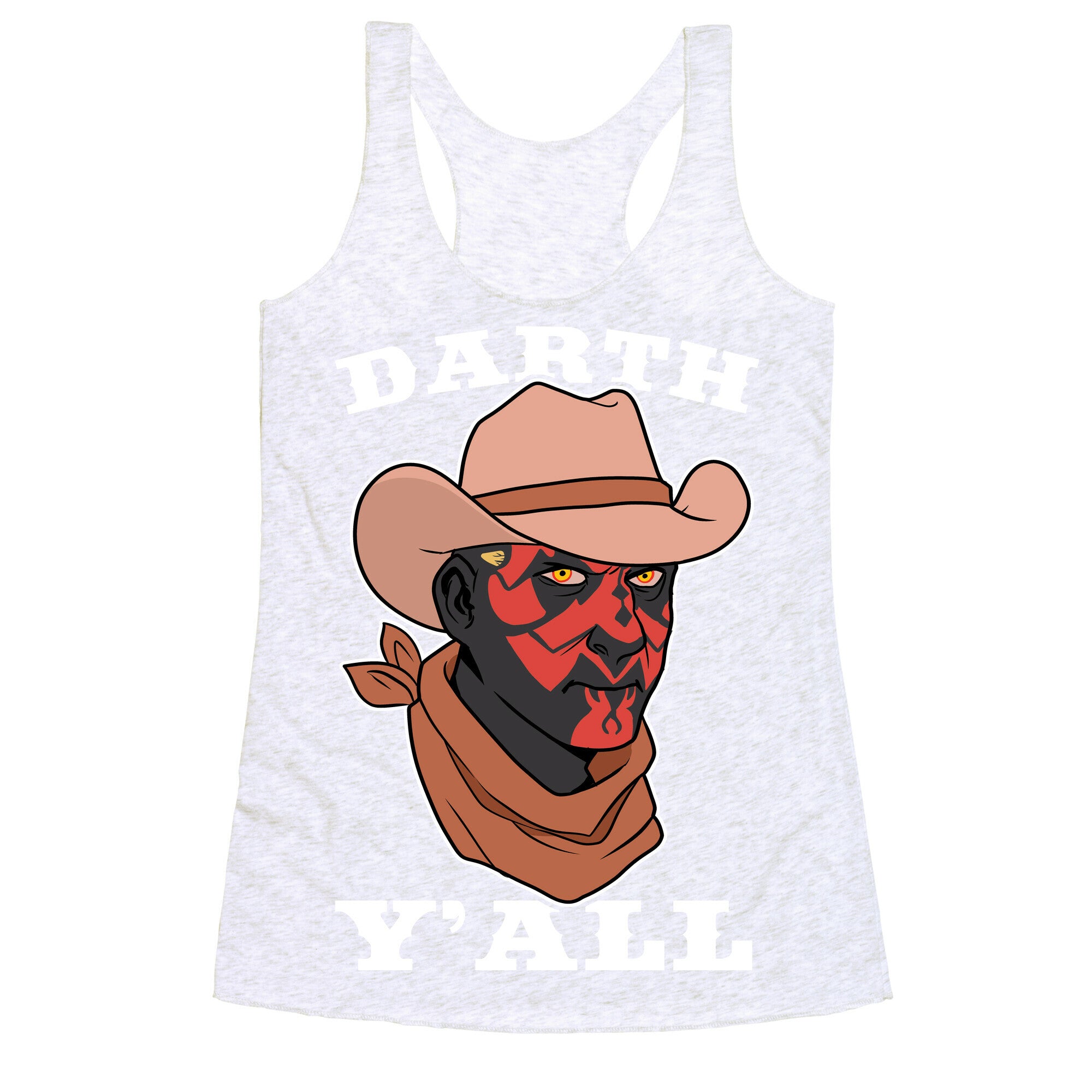 Darth Y'all Racerback Tank