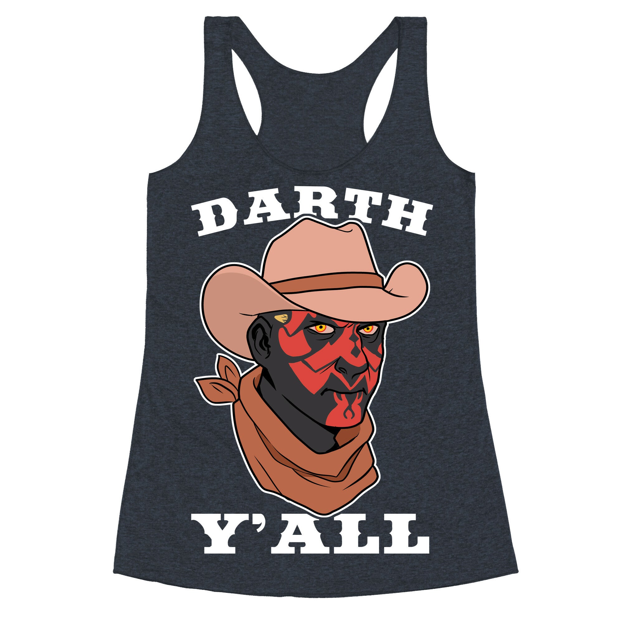 Darth Y'all Racerback Tank