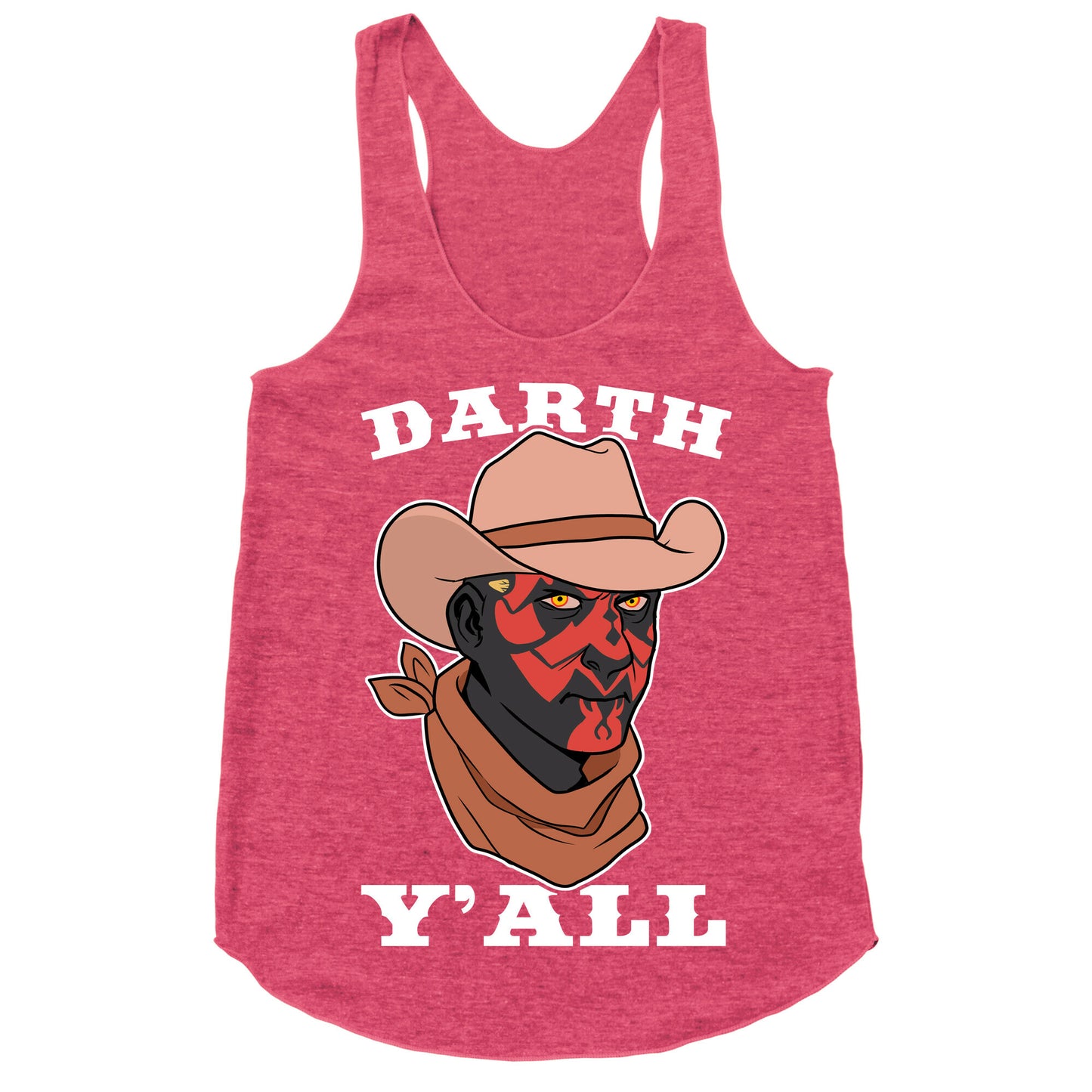 Darth Y'all Racerback Tank