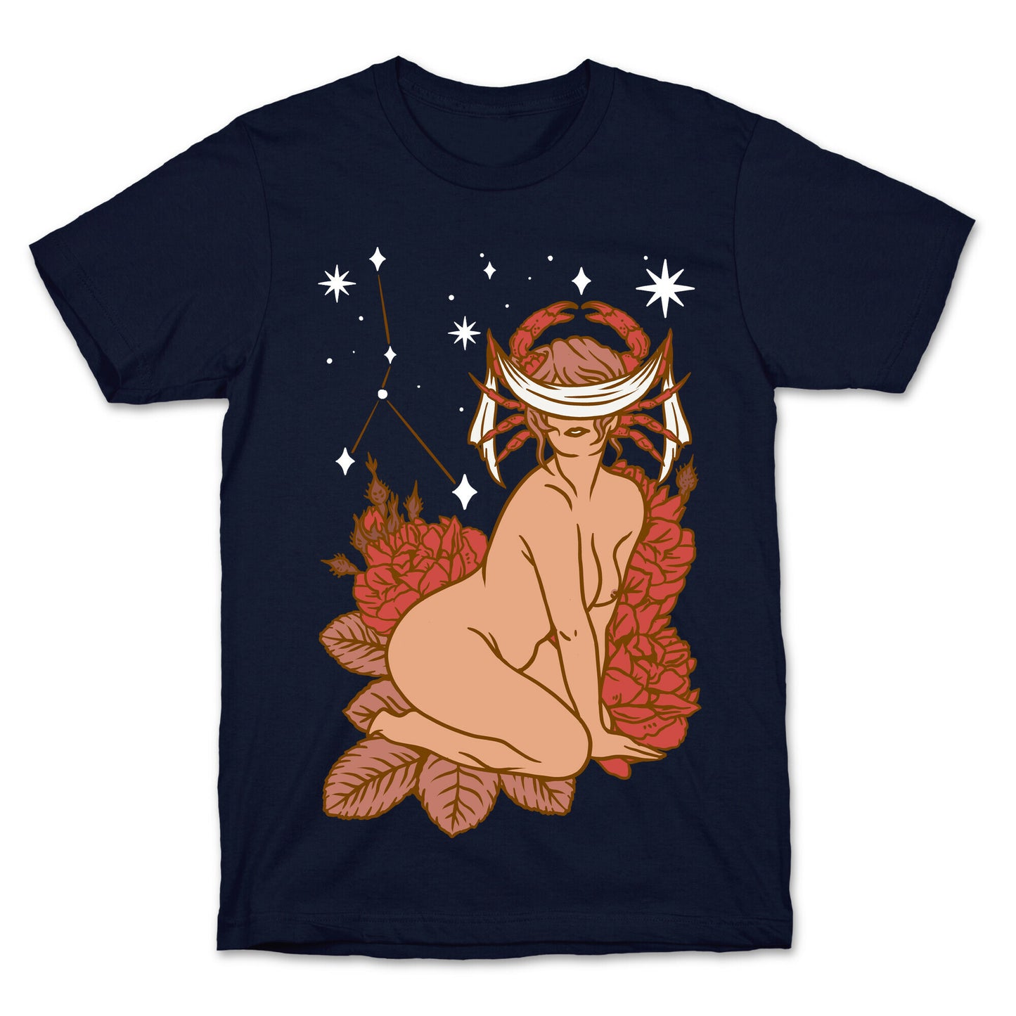 Zodiac Pinup Cancer T-Shirt