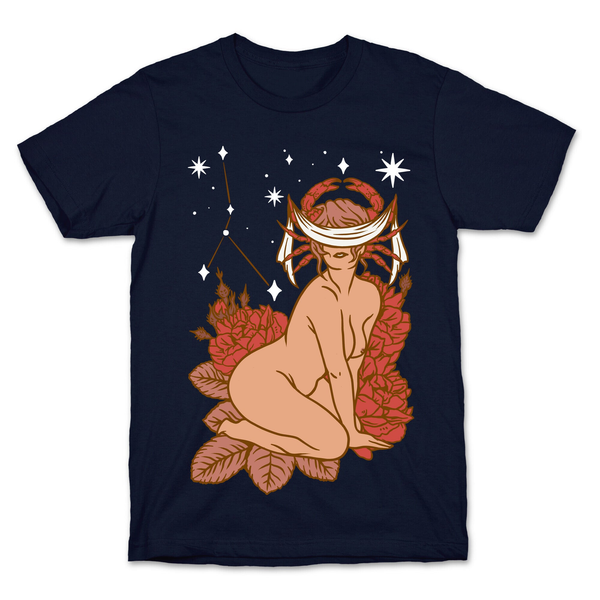 Zodiac Pinup Cancer T-Shirt