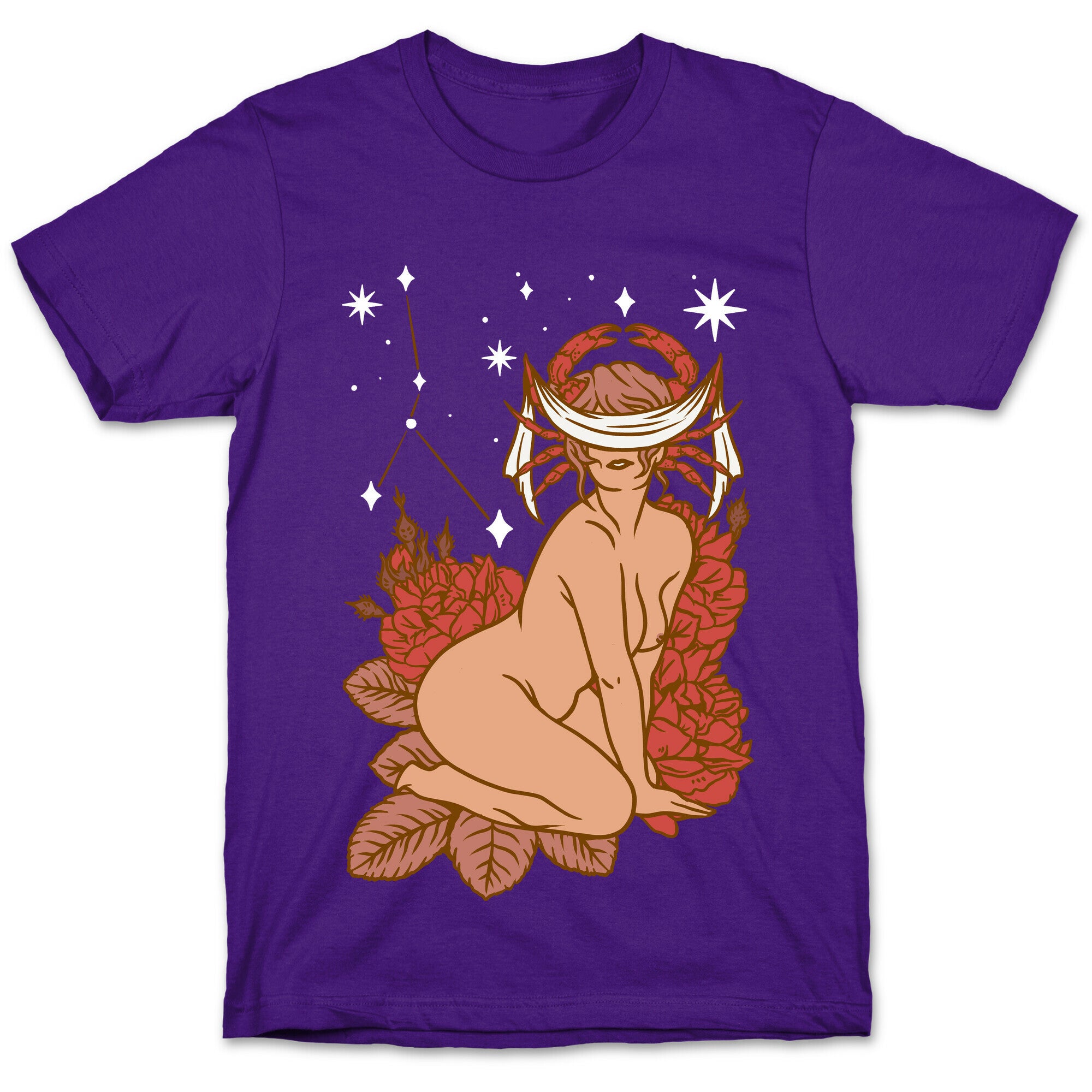 Zodiac Pinup Cancer T-Shirt
