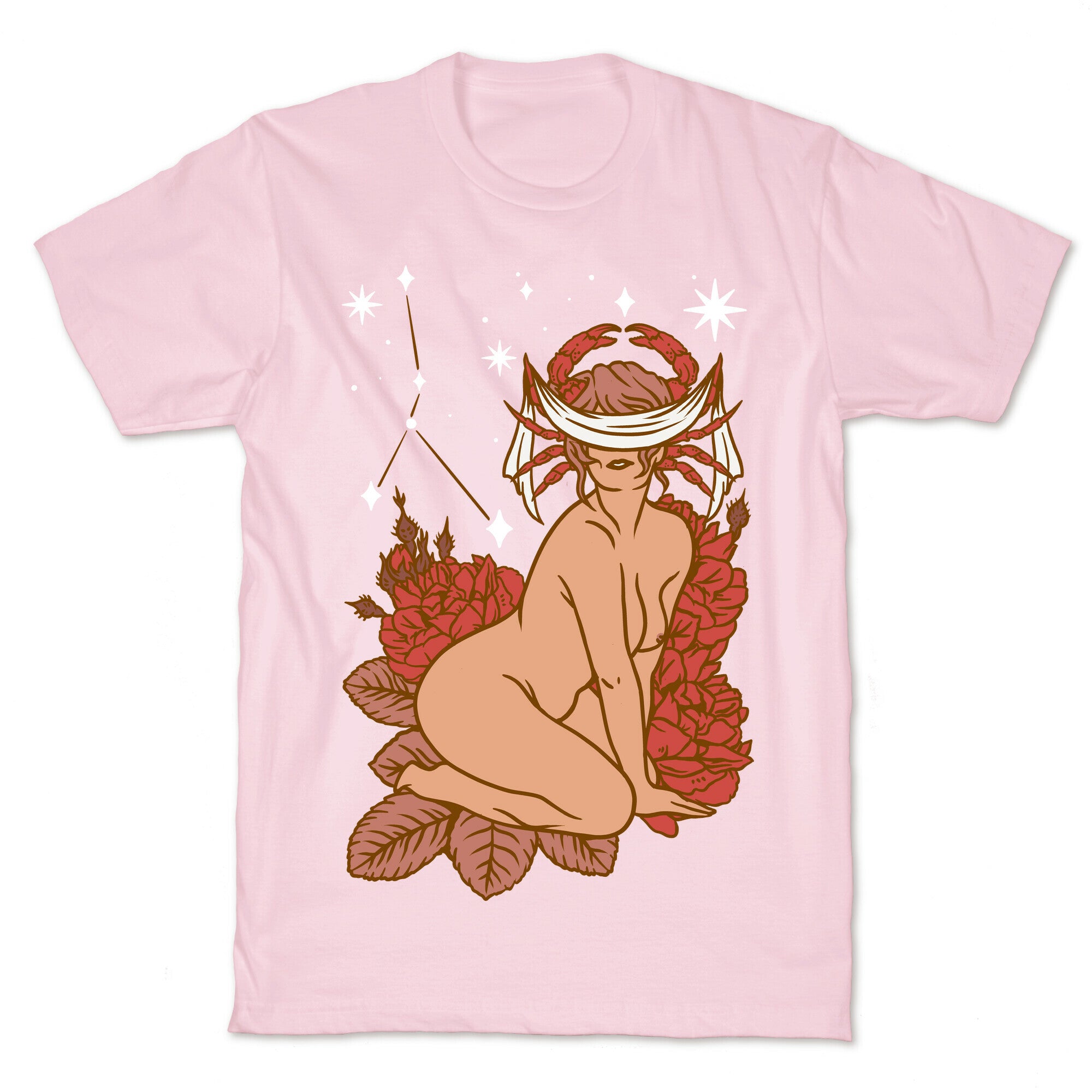 Zodiac Pinup Cancer T-Shirt