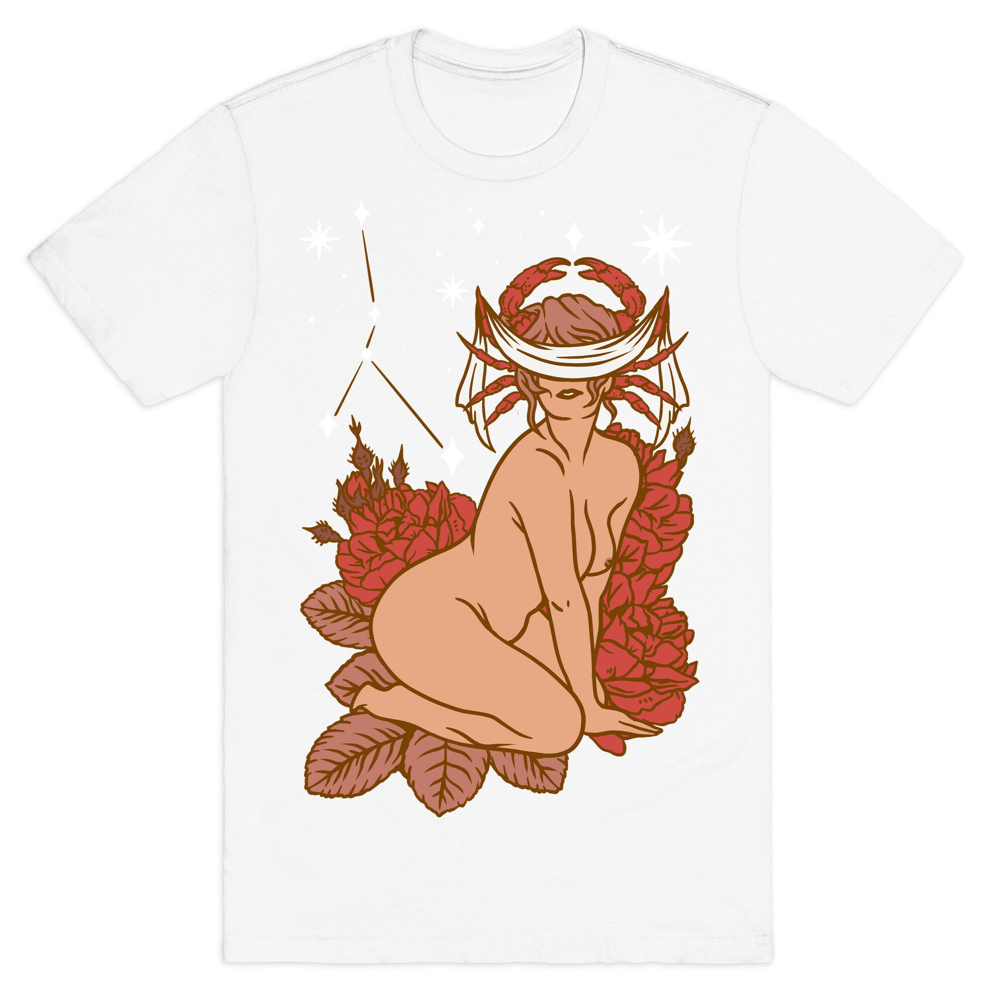 Zodiac Pinup Cancer T-Shirt