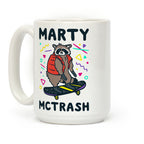 Marty McTrash Raccoon Parody Coffee Mug