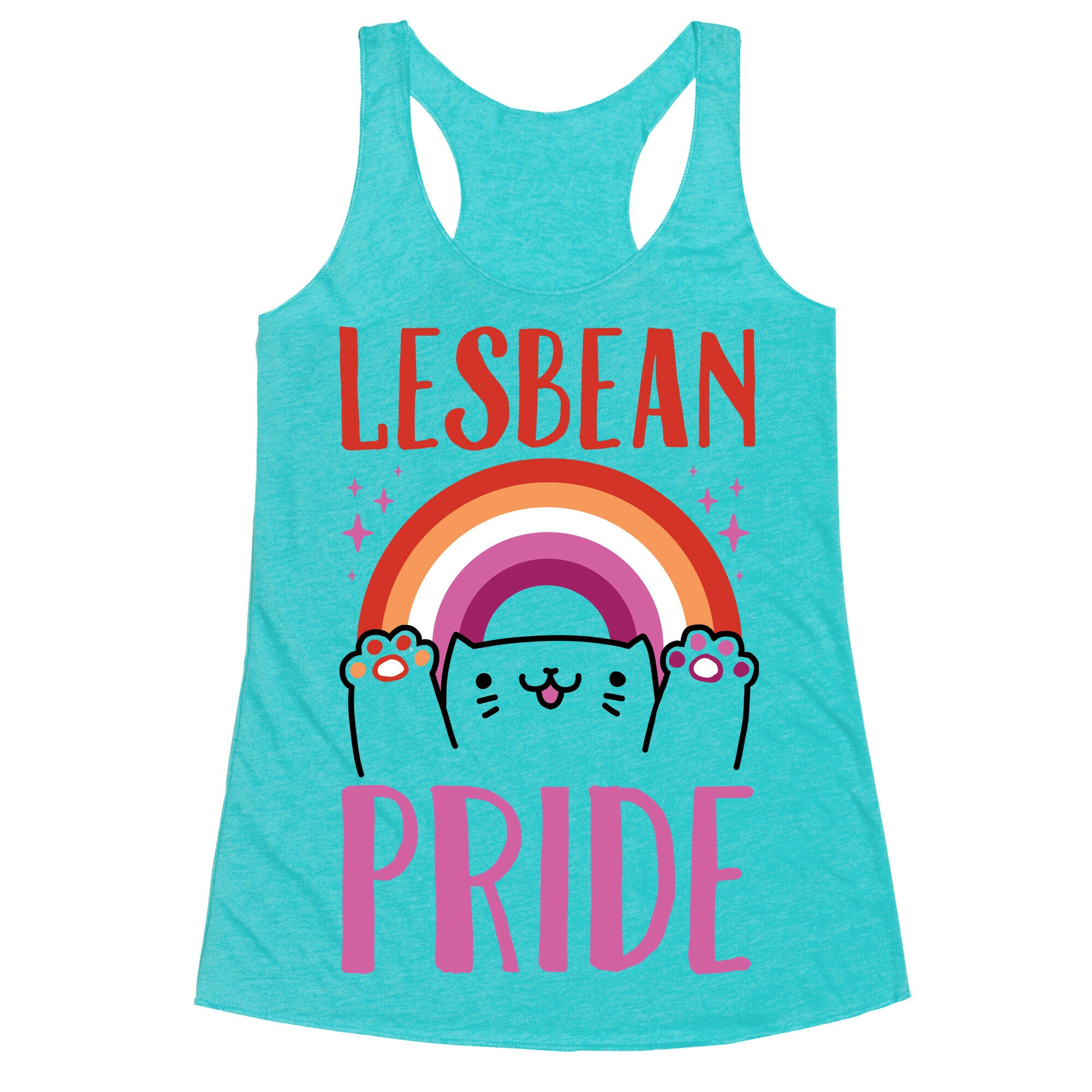 Lesbean Pride Racerback Tank