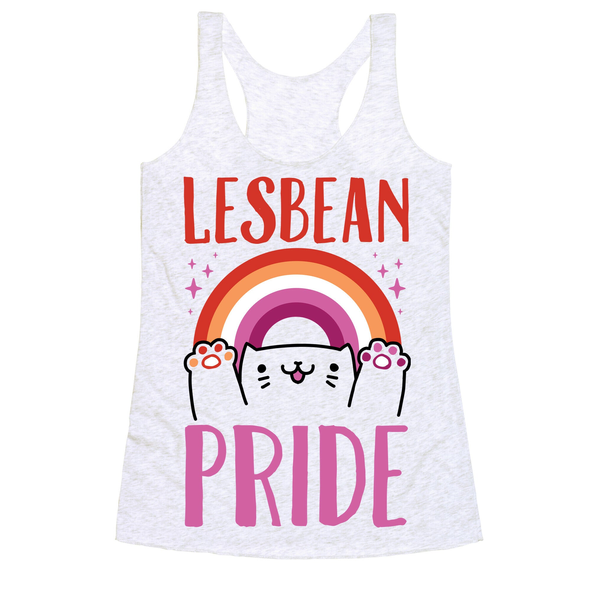 Lesbean Pride Racerback Tank