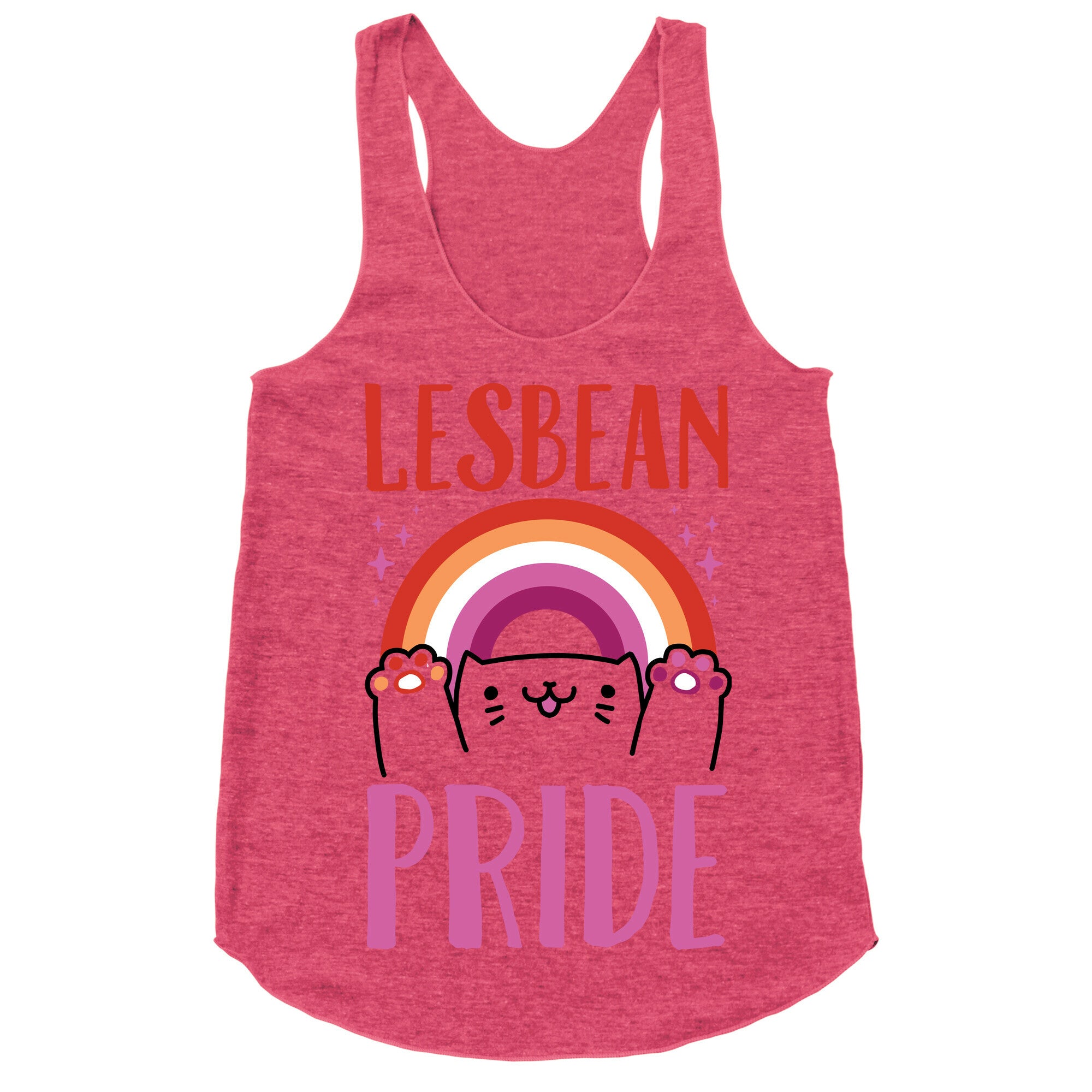 Lesbean Pride Racerback Tank