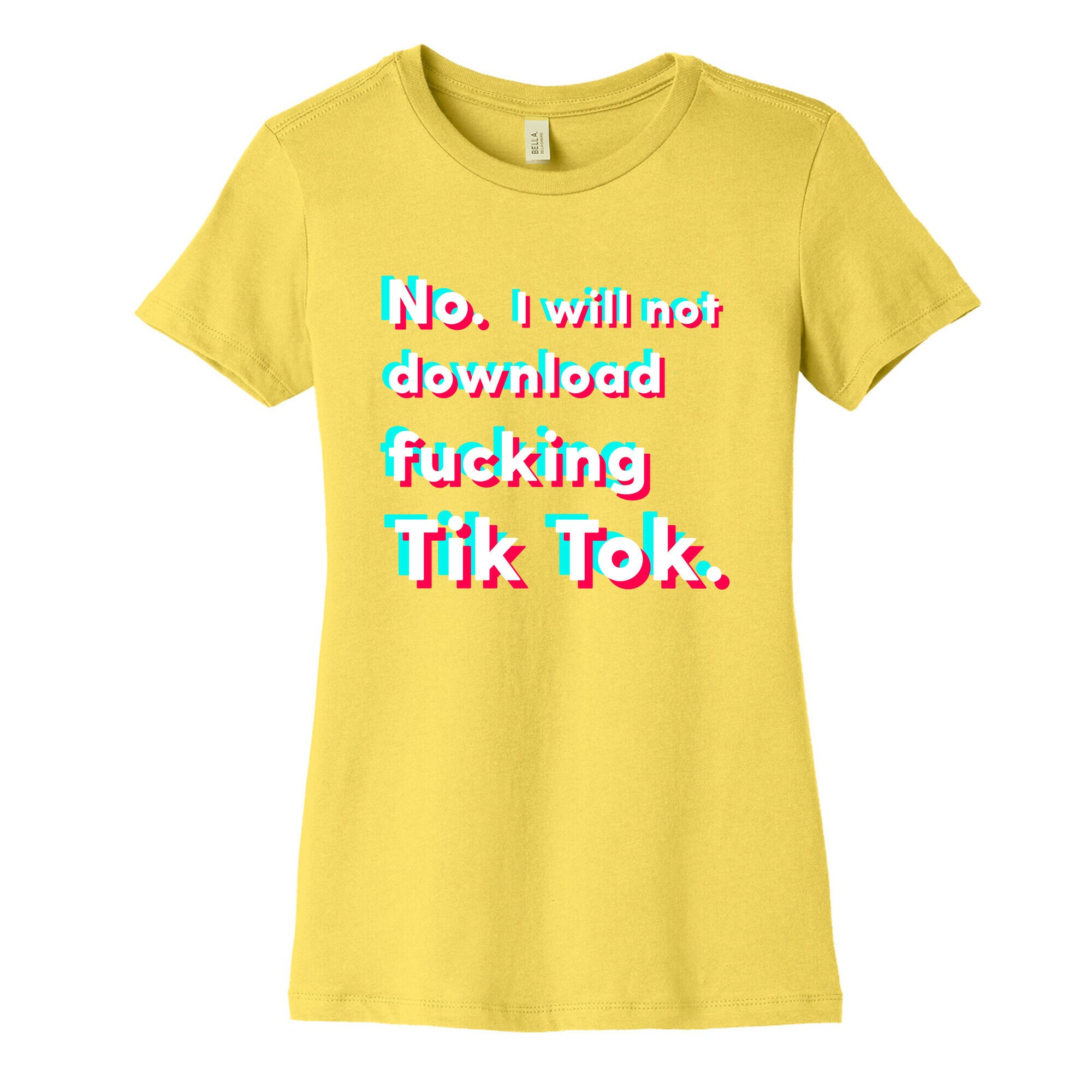 Anti-Tik Tok Parody Women's Cotton Tee