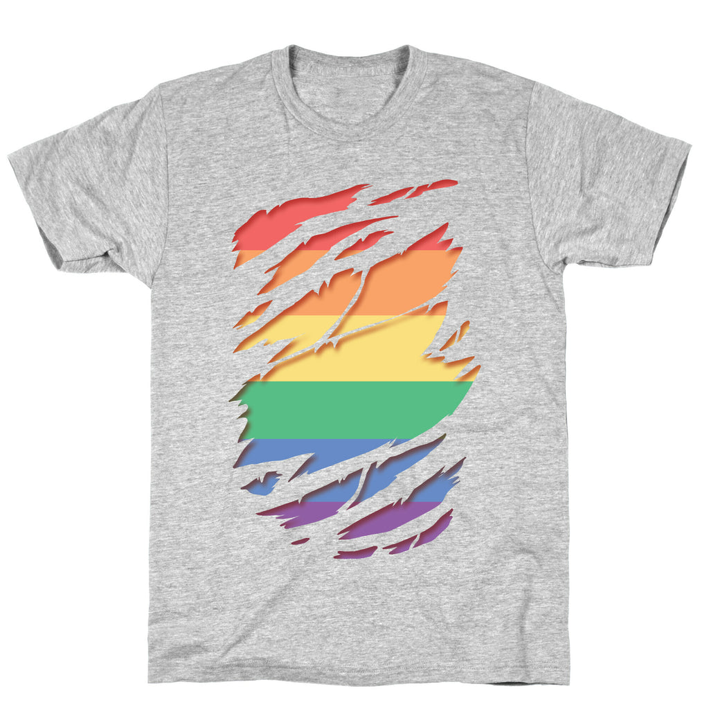 Ripped Shirt: Gay Pride T-Shirt