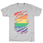 Ripped Shirt: Gay Pride T-Shirt
