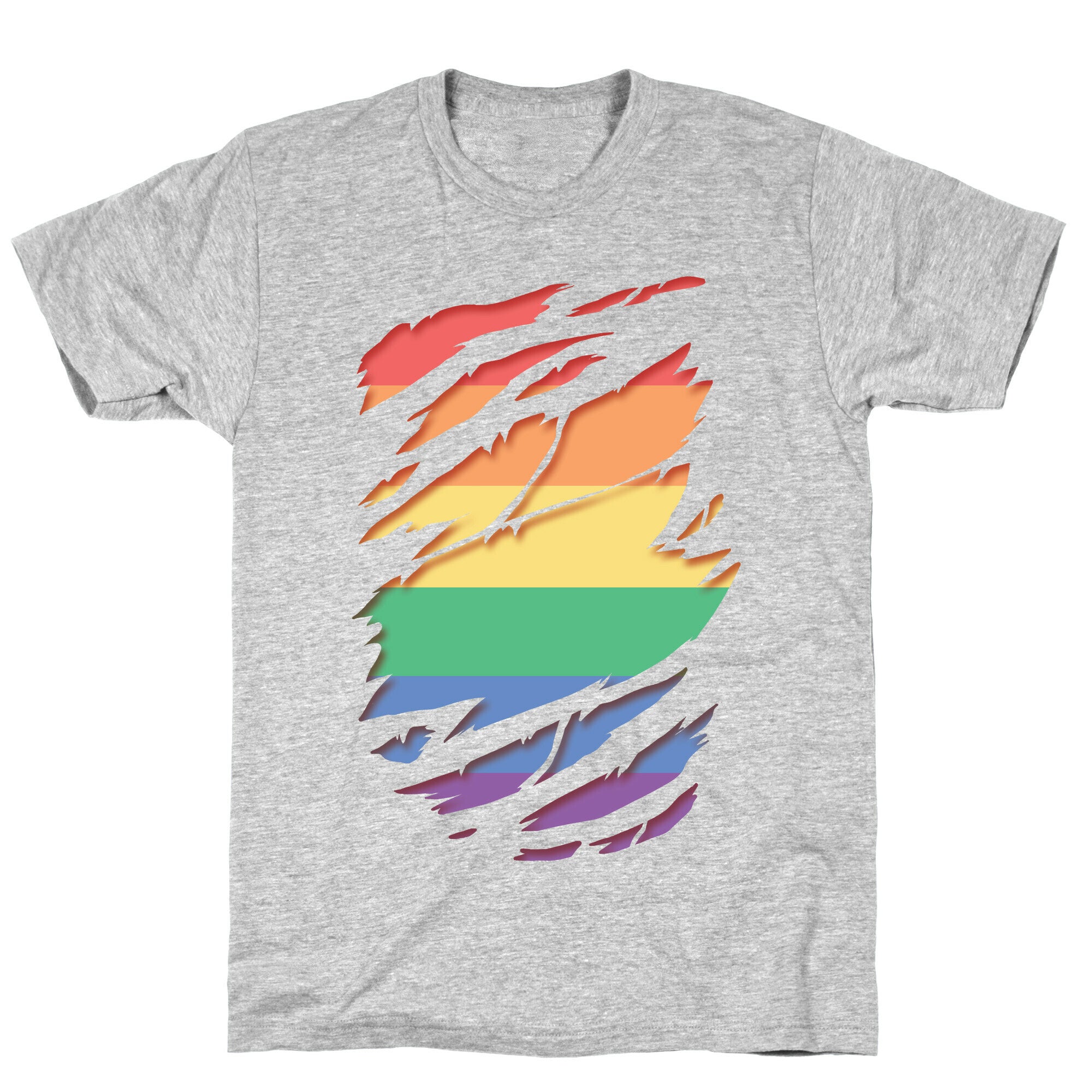 Ripped Shirt: Gay Pride T-Shirt