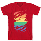 Ripped Shirt: Gay Pride T-Shirt