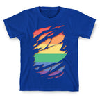 Ripped Shirt: Gay Pride T-Shirt