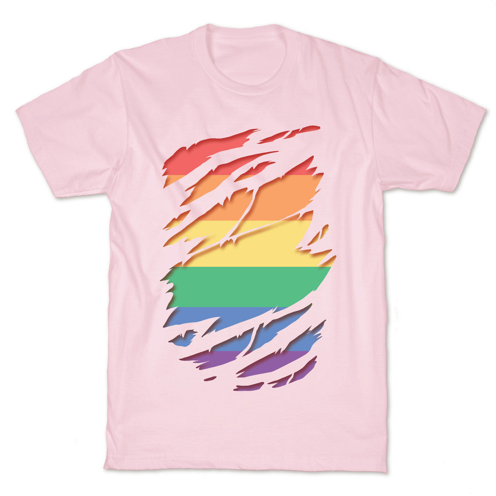 Ripped Shirt: Gay Pride T-Shirt