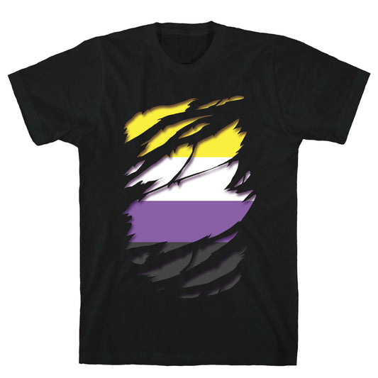 Ripped Shirt: Non-Binary Pride T-Shirt