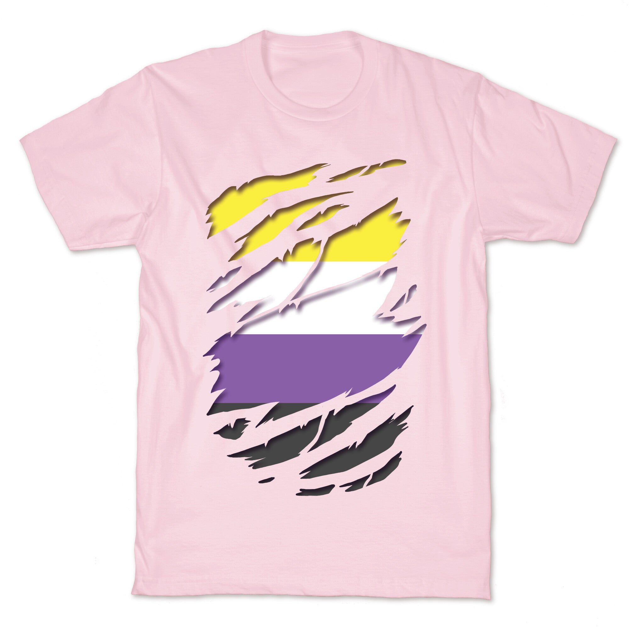 Ripped Shirt: Non-Binary Pride T-Shirt