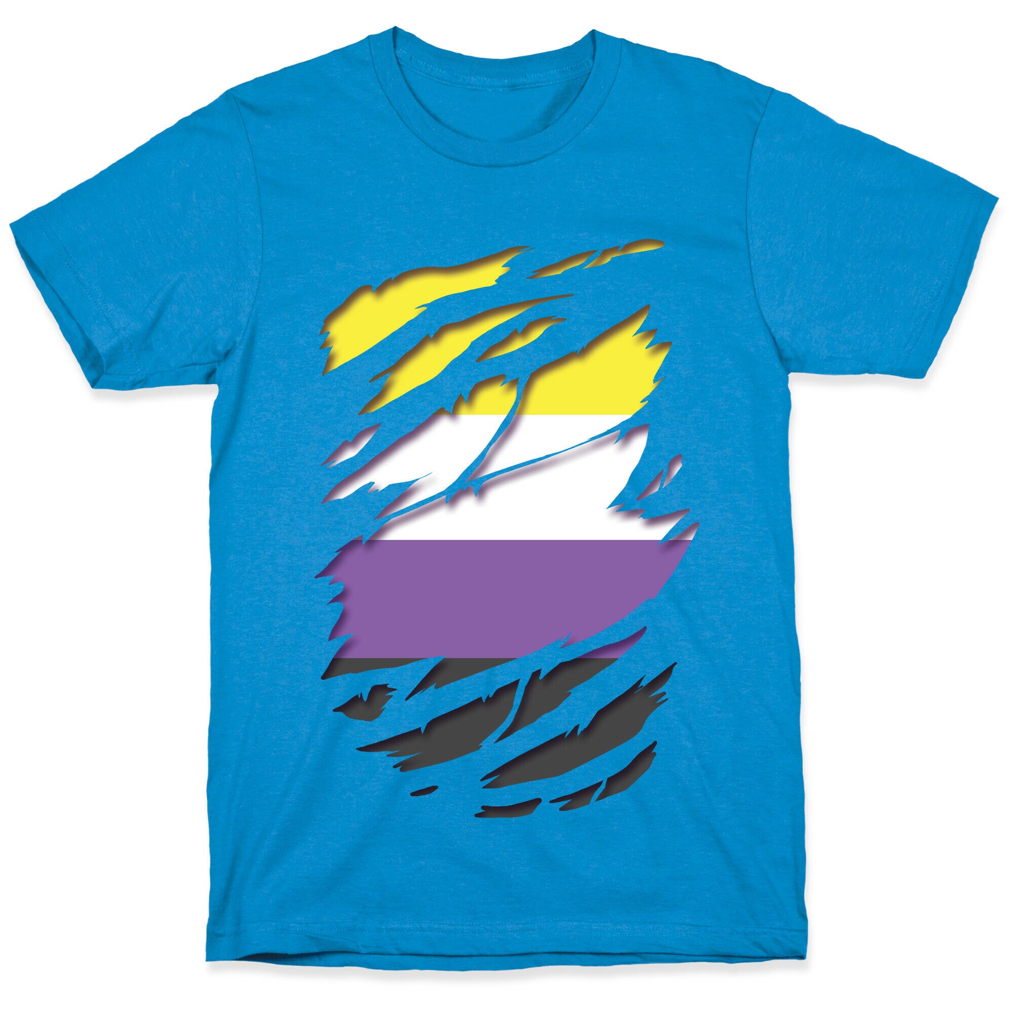 Ripped Shirt: Non-Binary Pride T-Shirt