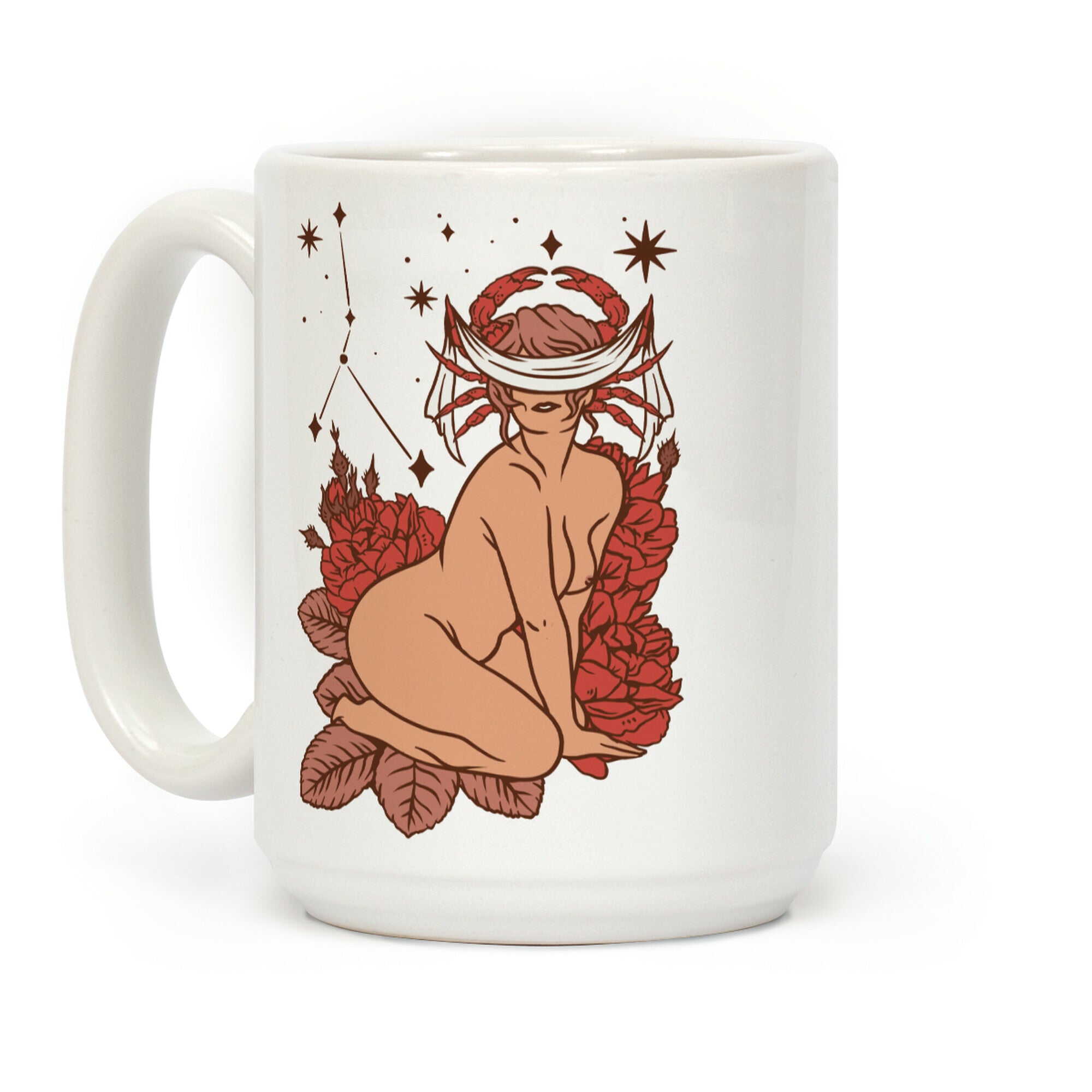 Zodiac Pinup Cancer Coffee Mug