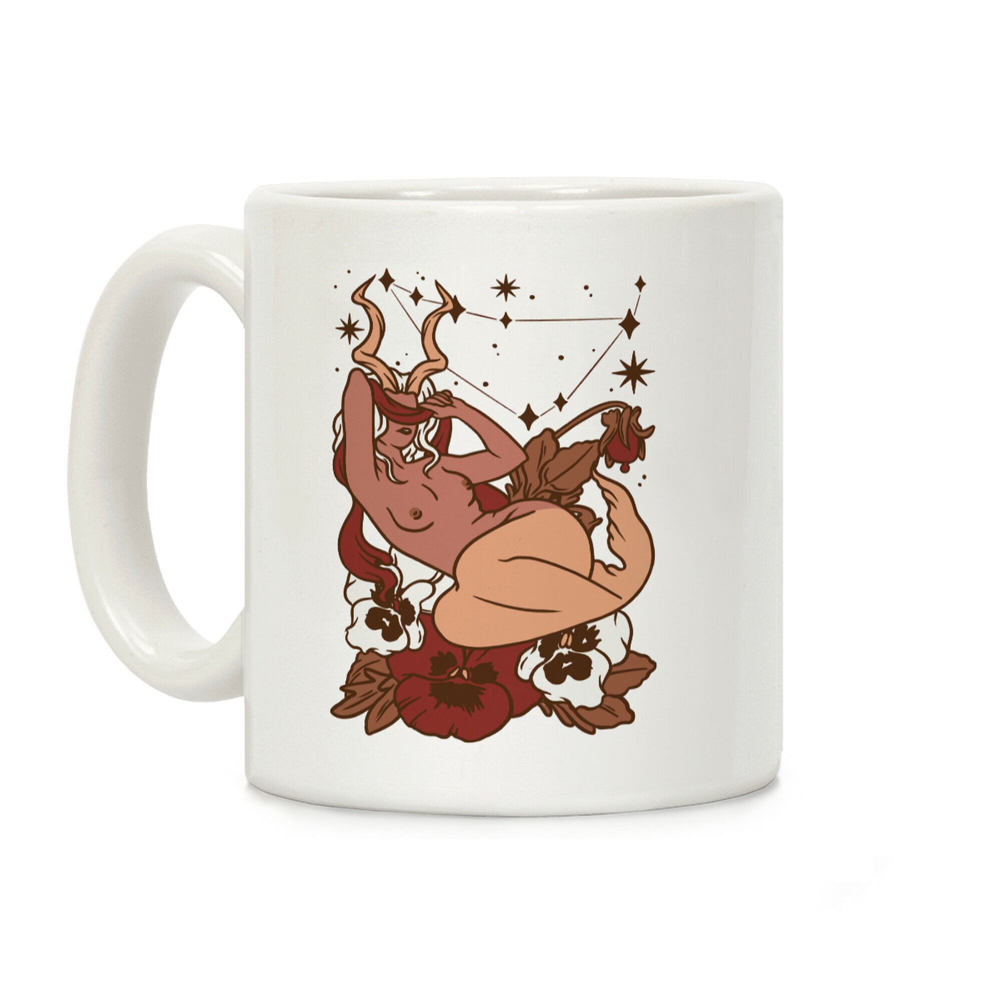 Zodiac Pinup Capricorn Coffee Mug